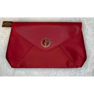 Giorgio Armani pouch / bag/clutch Red New